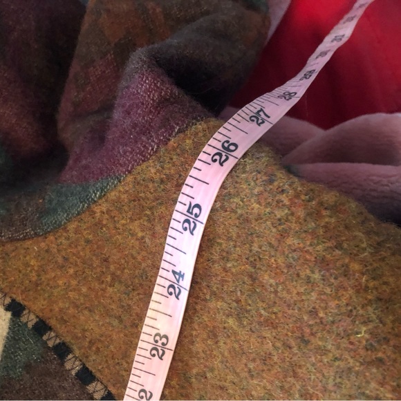 VINTAGE BLANKET COAT CB CANVASBACKS L XL WESTERN WOOL WOVEN - Picture 9 of 16